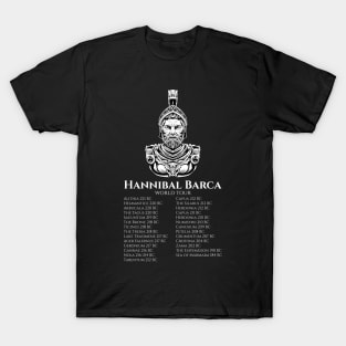 Hannibal Barca World Tour - Classical Antiquity - Carthaginian History T-Shirt